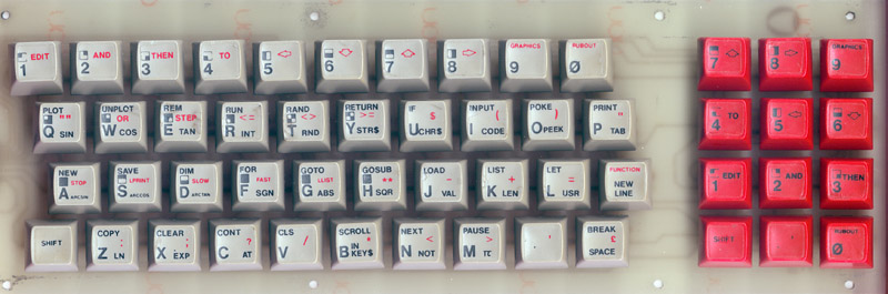 dK'tronics Keyboard for the ZX81